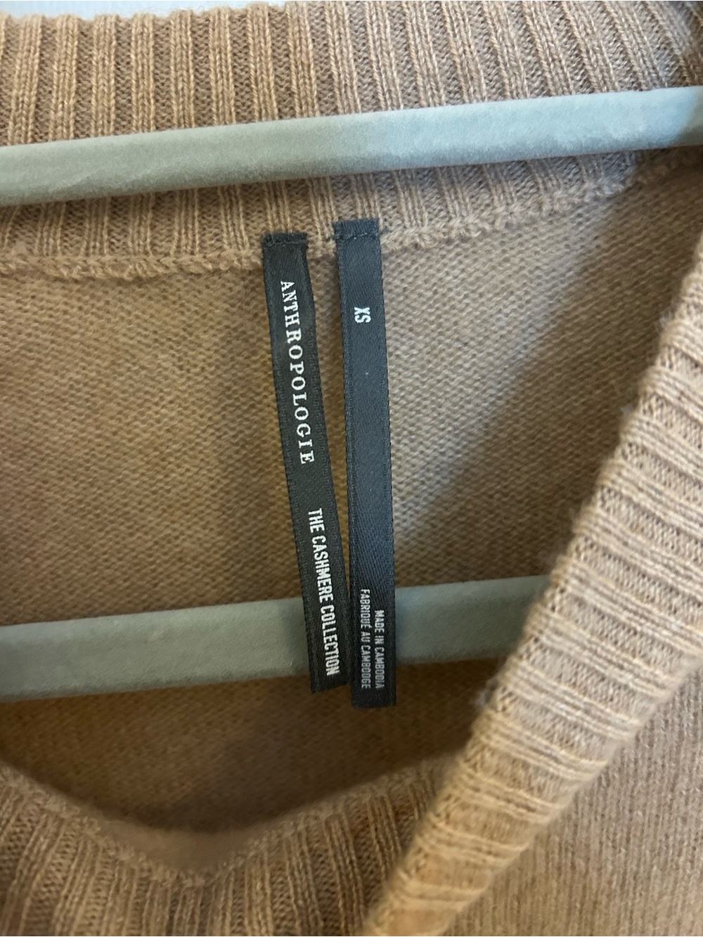 Anthropologie Cashmere Short-Sleeve Sweater - Picture 4 of 4